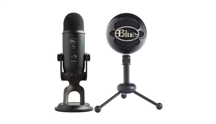 Blue Yeti and Blue Snowball together