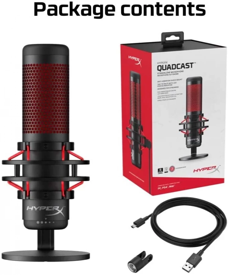 HyperX QuadCast USB Gaming Microphone