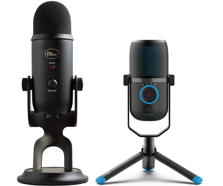 Blue Yeti USB Next To JLab Audio Talk USB